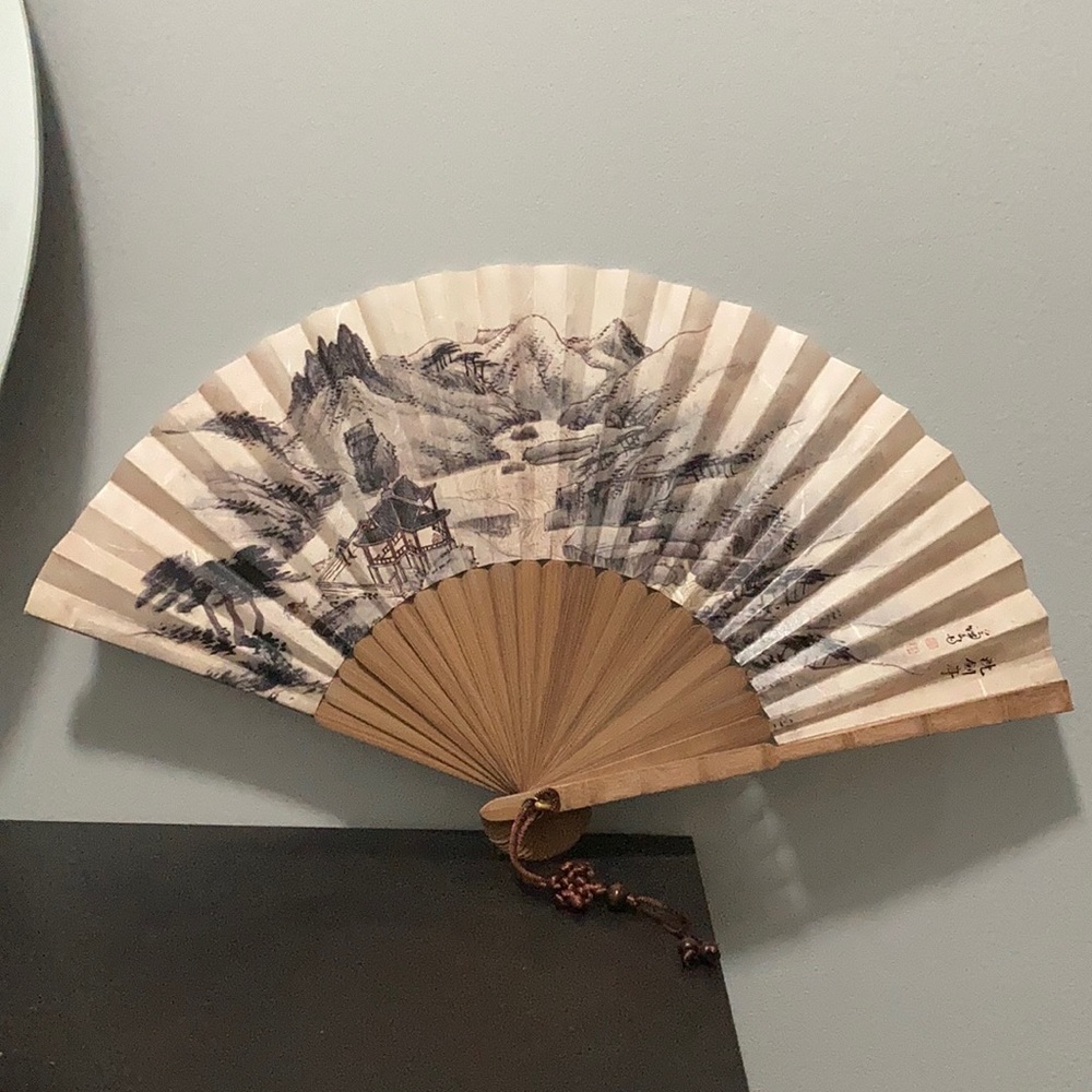 Korean Traditional Bamboo Fan